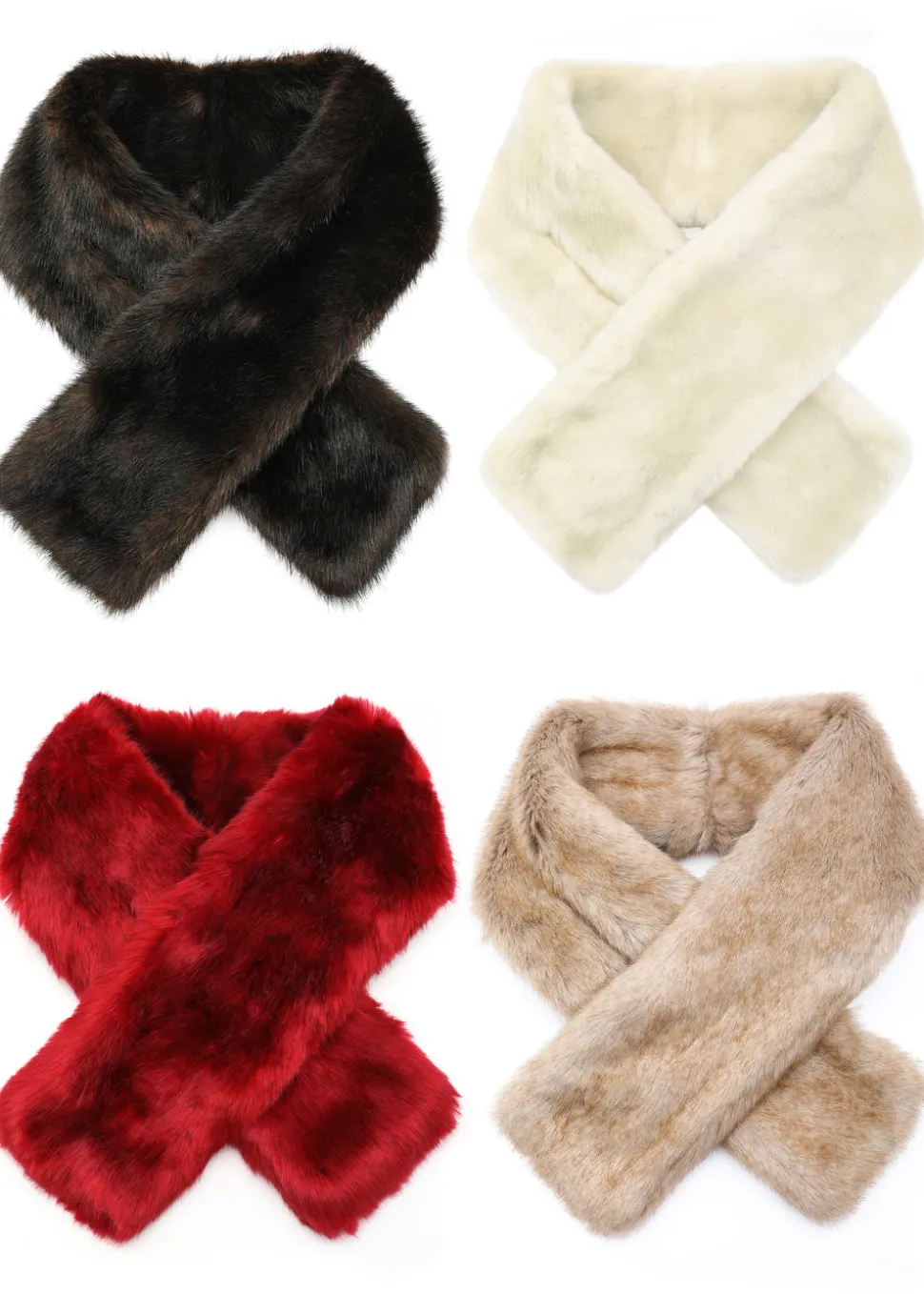 Faux Fur Pull-Through Scarf