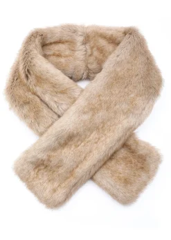 Faux Fur Pull-Through Scarf