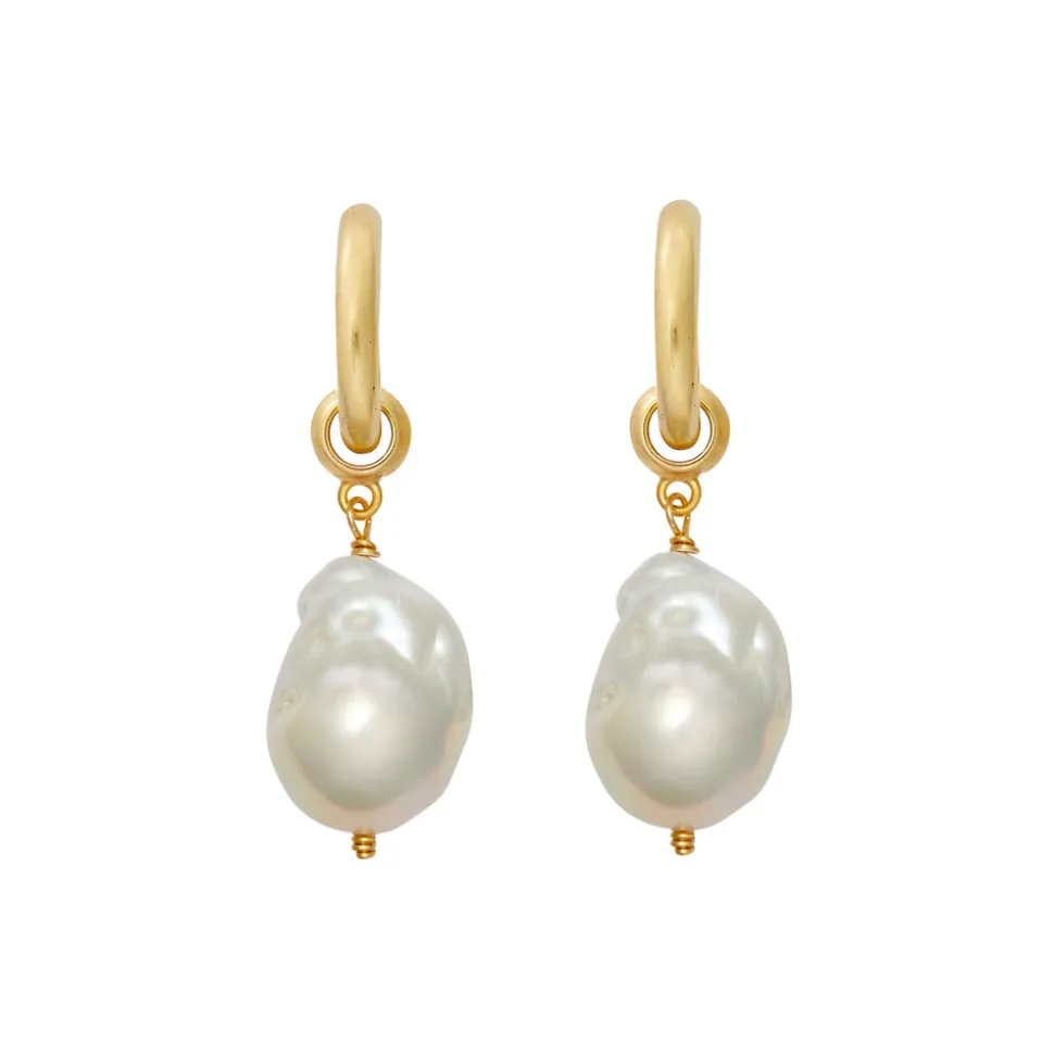 Favorite Pearl Hoops