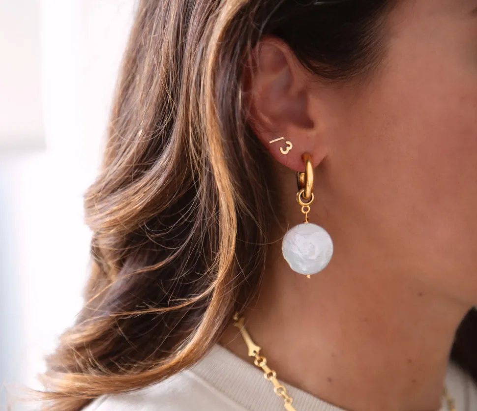 Favorite Pearl Hoops
