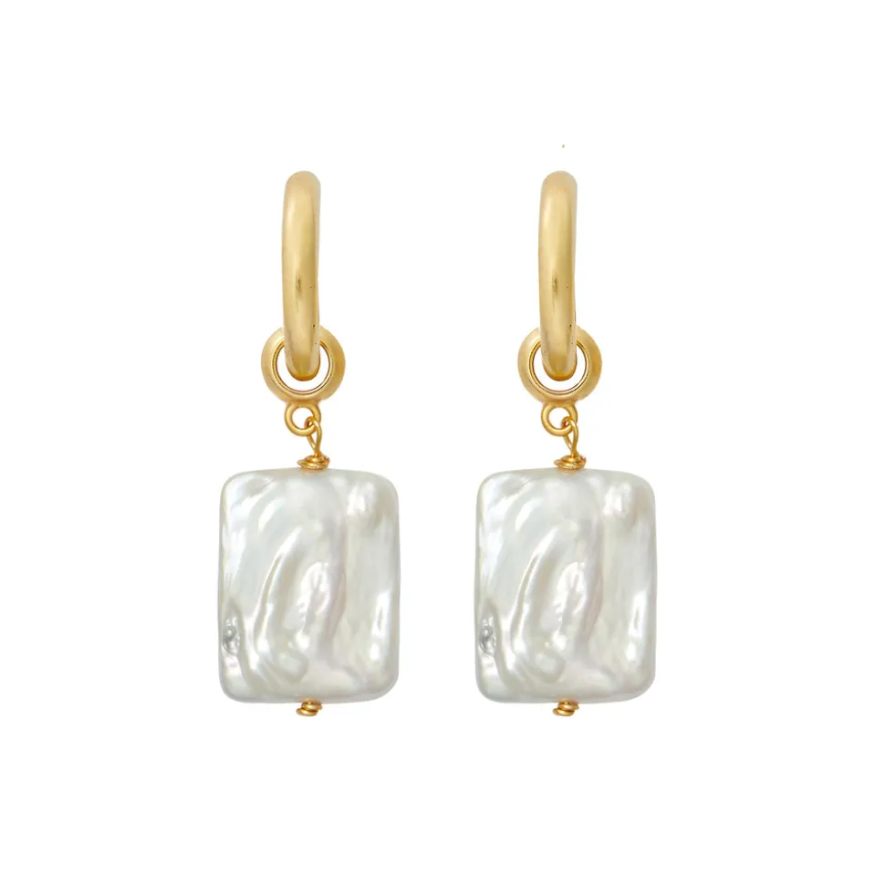 Favorite Pearl Hoops