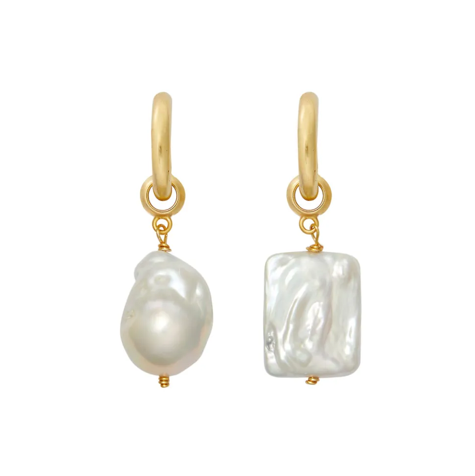 Favorite Pearl Hoops