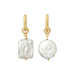 Favorite Pearl Hoops