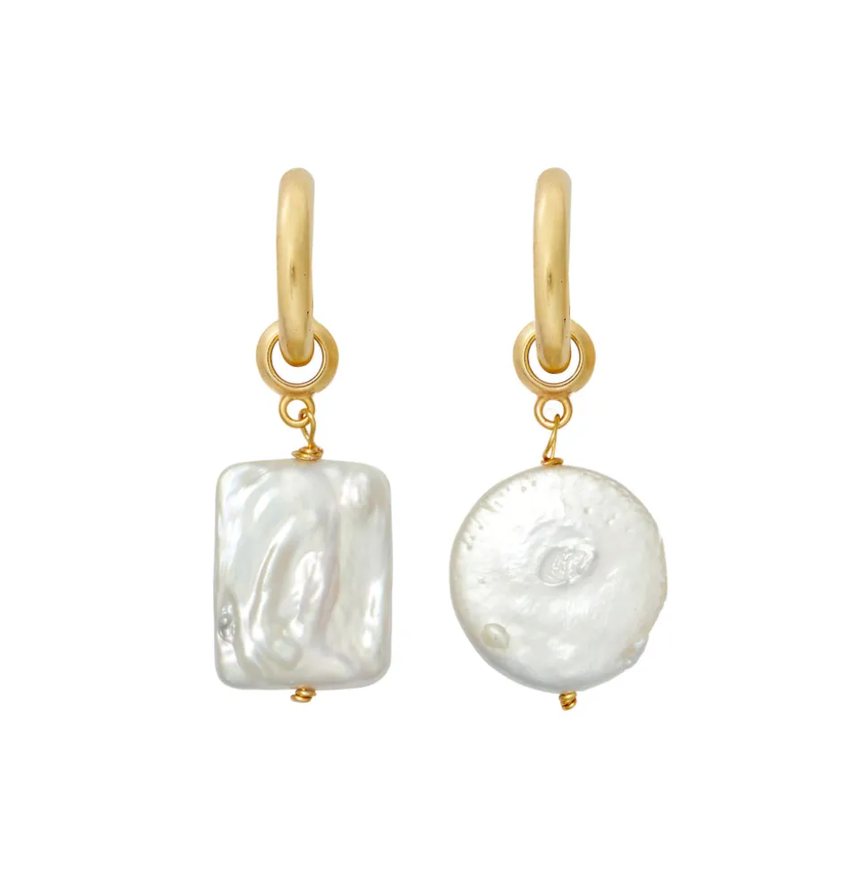 Favorite Pearl Hoops