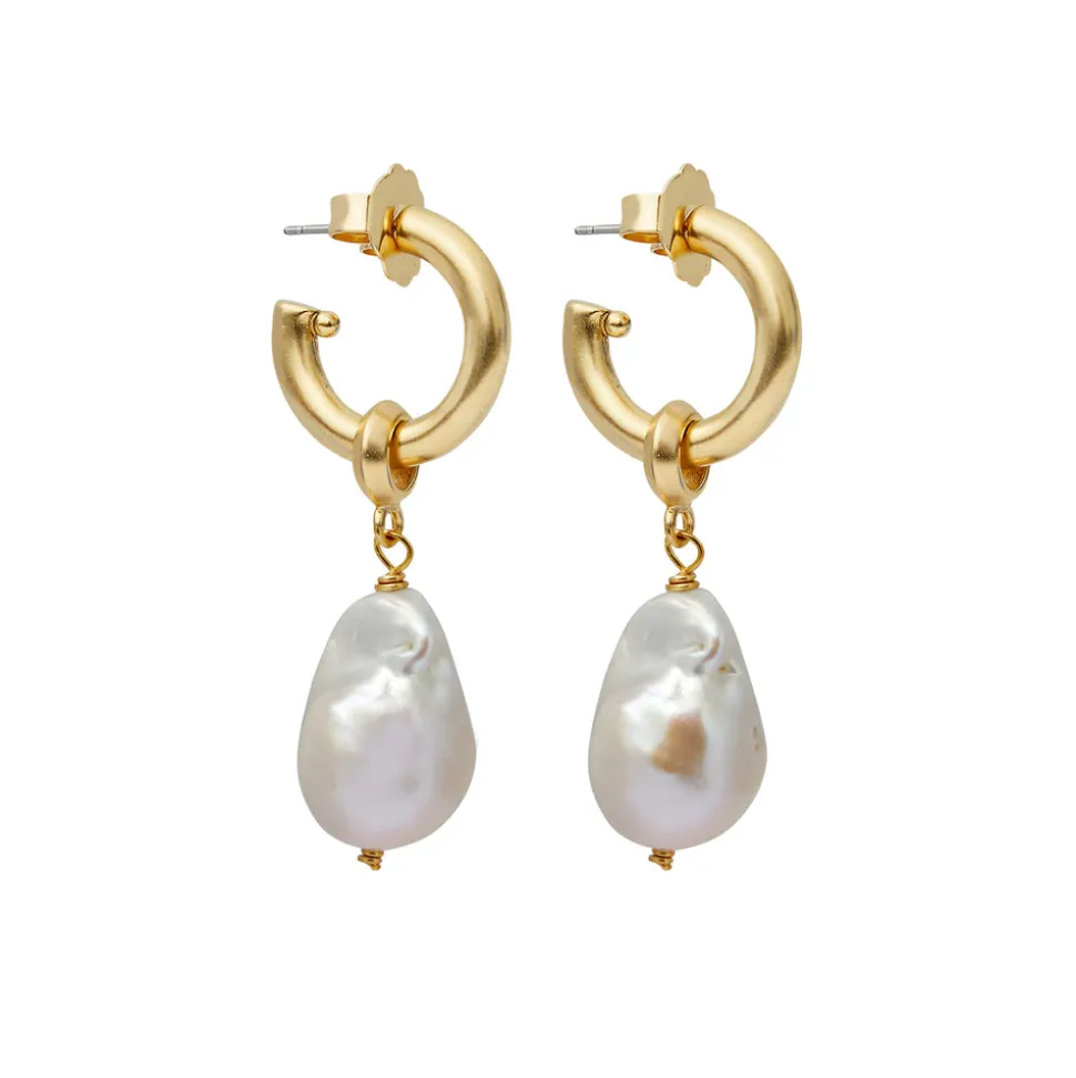 Favorite Pearl Hoops