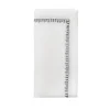 Filament Napkin in White, Silver & Gunmetal, Set of 4