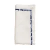 Filament Napkin in White & Navy, Set of 4