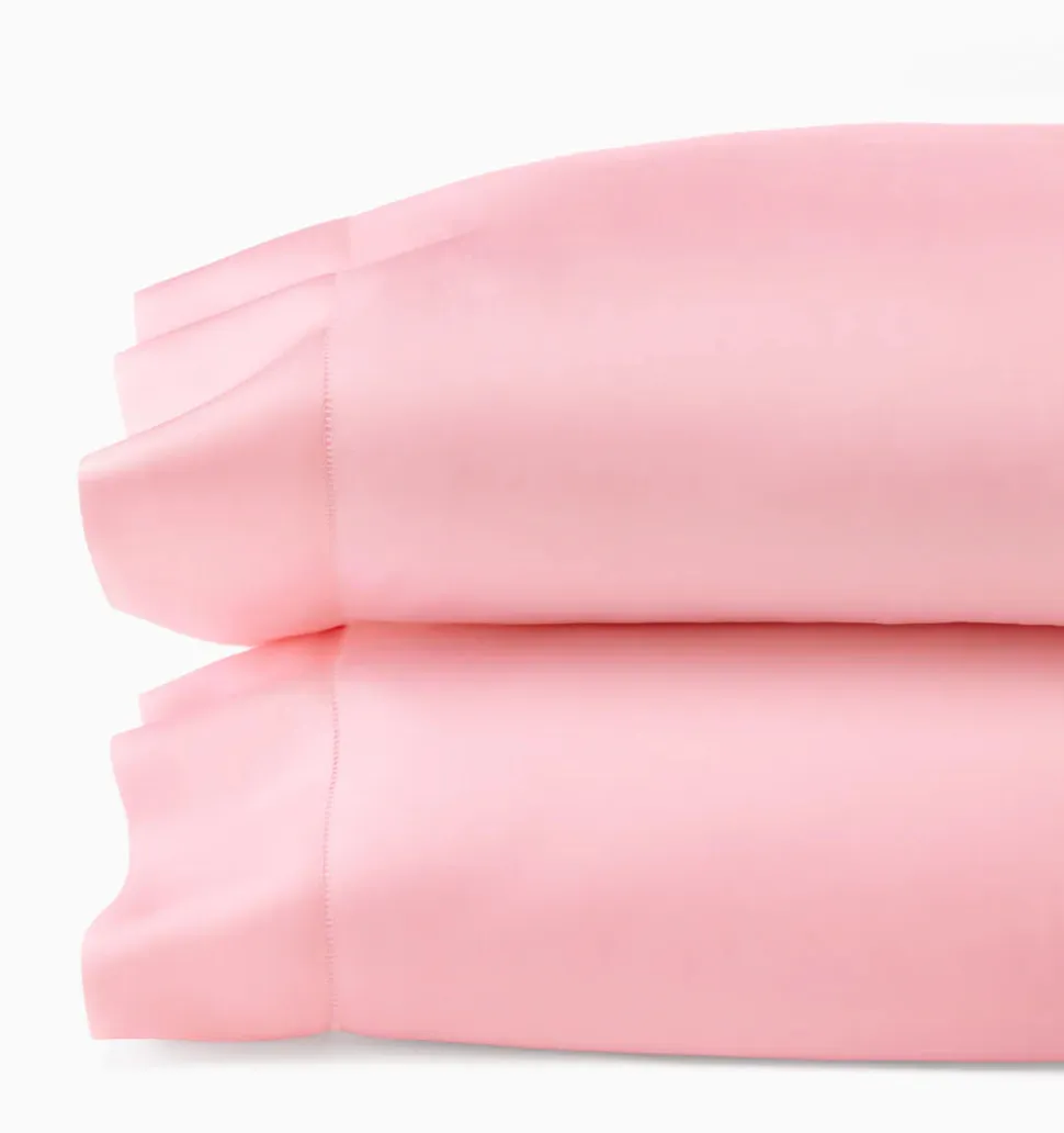 Fiona Pillowcases in Carnation