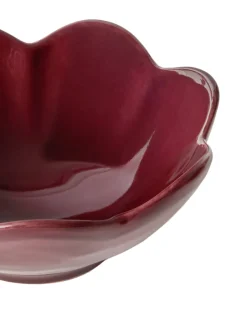 Fiore Bowl in Burgundy