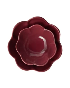 Fiore Bowl in Burgundy