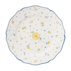 Fiorellini Blu Gialli Dinner Plates Multi, Set of 6