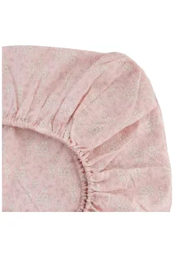Fitted Sheet Made With Liberty Fabric in Capel Pink