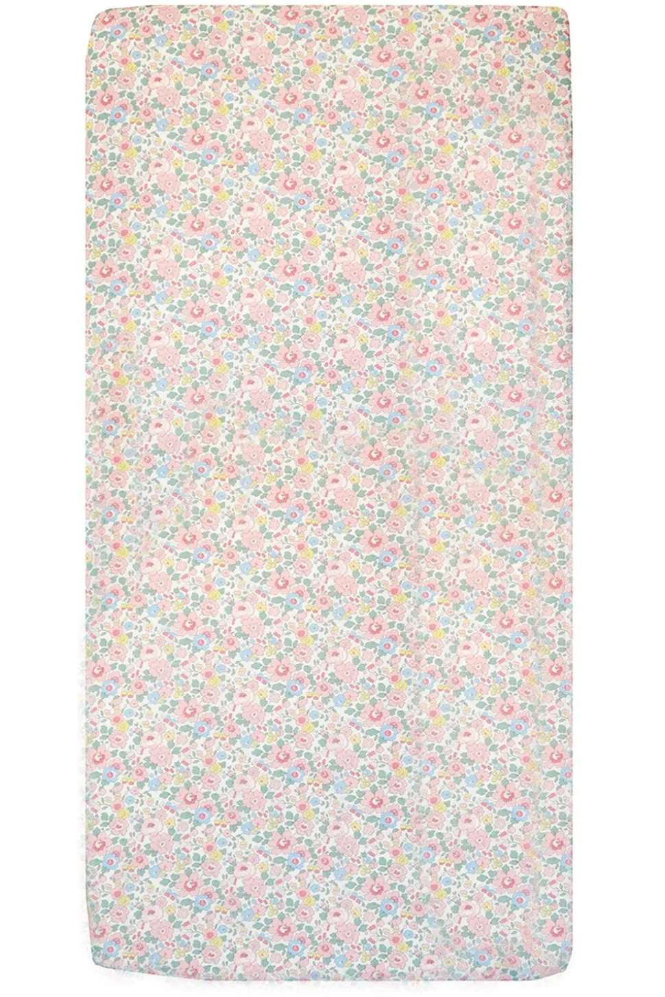 Fitted Sheet Made With Liberty Fabric in Betsy Candy Floss
