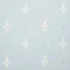 Fleur de Lis in Mineral Wallpaper