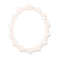 Fleur x Natalie Erwin Arabella Oval Portrait Wall Frame, 22" x 27"