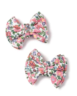 Fleurs de Rose Hair Bows