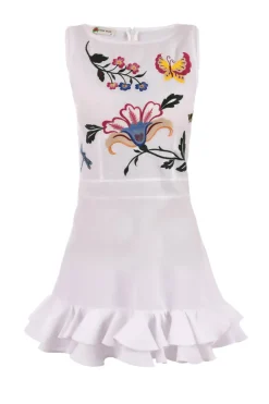 Flirt Embroidered Mini Dress
