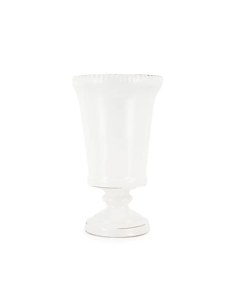 Flora Ceramic Urn Vase in Medium