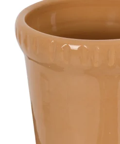 Flora Ceramic Urn Vase in Terracotta