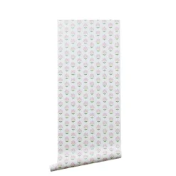 Floral Block Print Wallpaper