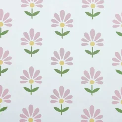 Floral Block Print Wallpaper