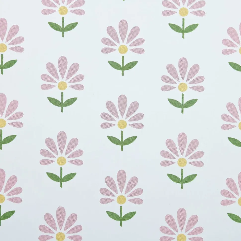 Floral Block Print Wallpaper