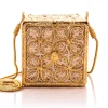 Floral Inlay Square Bag