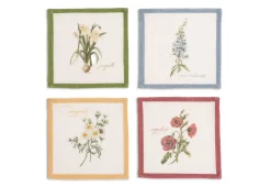 Flore Cocktal Napkins, Set of 4