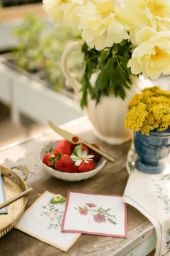 Flore Cocktal Napkins, Set of 4