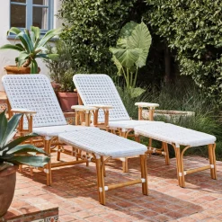 Flore Outdoor Chaise Lounge