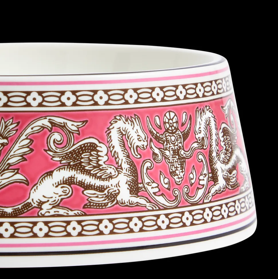 Florentine Fuchsia Pet Bowl 8.2"