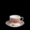 Florentine Salmon Teacup Saucer