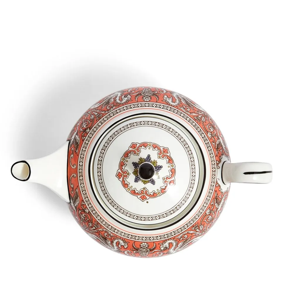 Florentine Salmon Teapot