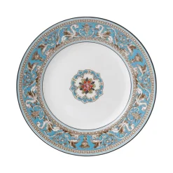 Florentine Turquoise Accent Salad Plate 9"