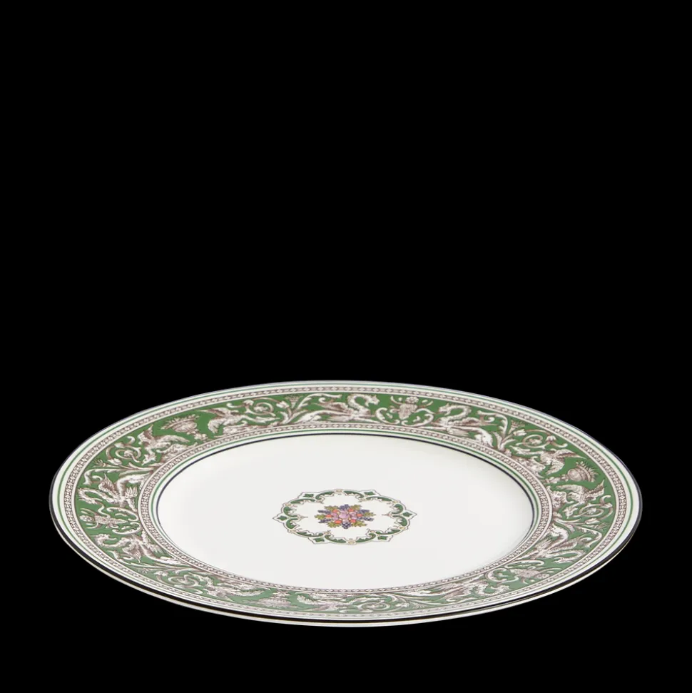 Florentine Verde Plate 10.7"