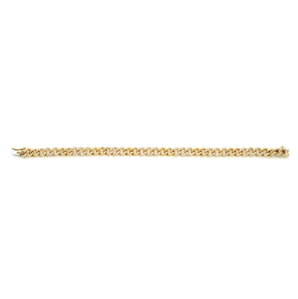 Floridita Chain Link Diamond Bracelet