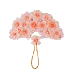 Flower Bed Fan in Peony Pink
