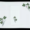 Four Leaf Clover Collection in Dark Green, Set of 2