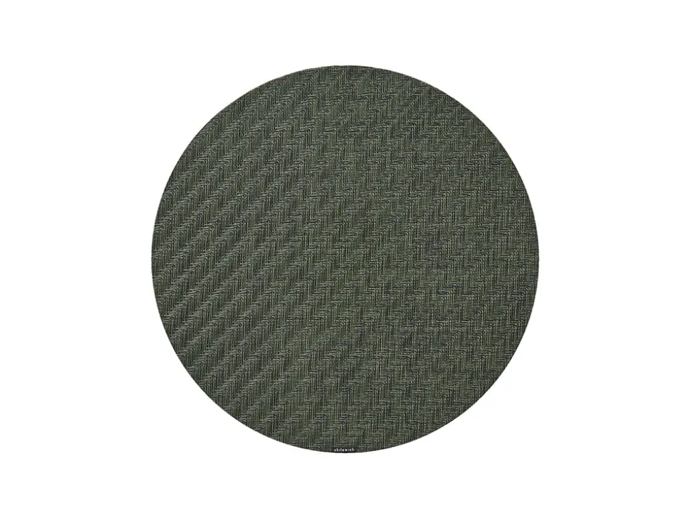 Foxtail Round Placemat in Thyme