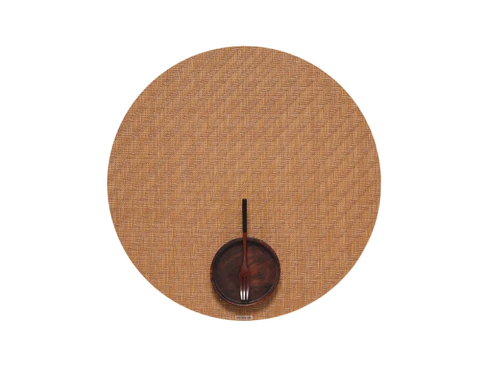 Foxtail Round Placemat in Honey