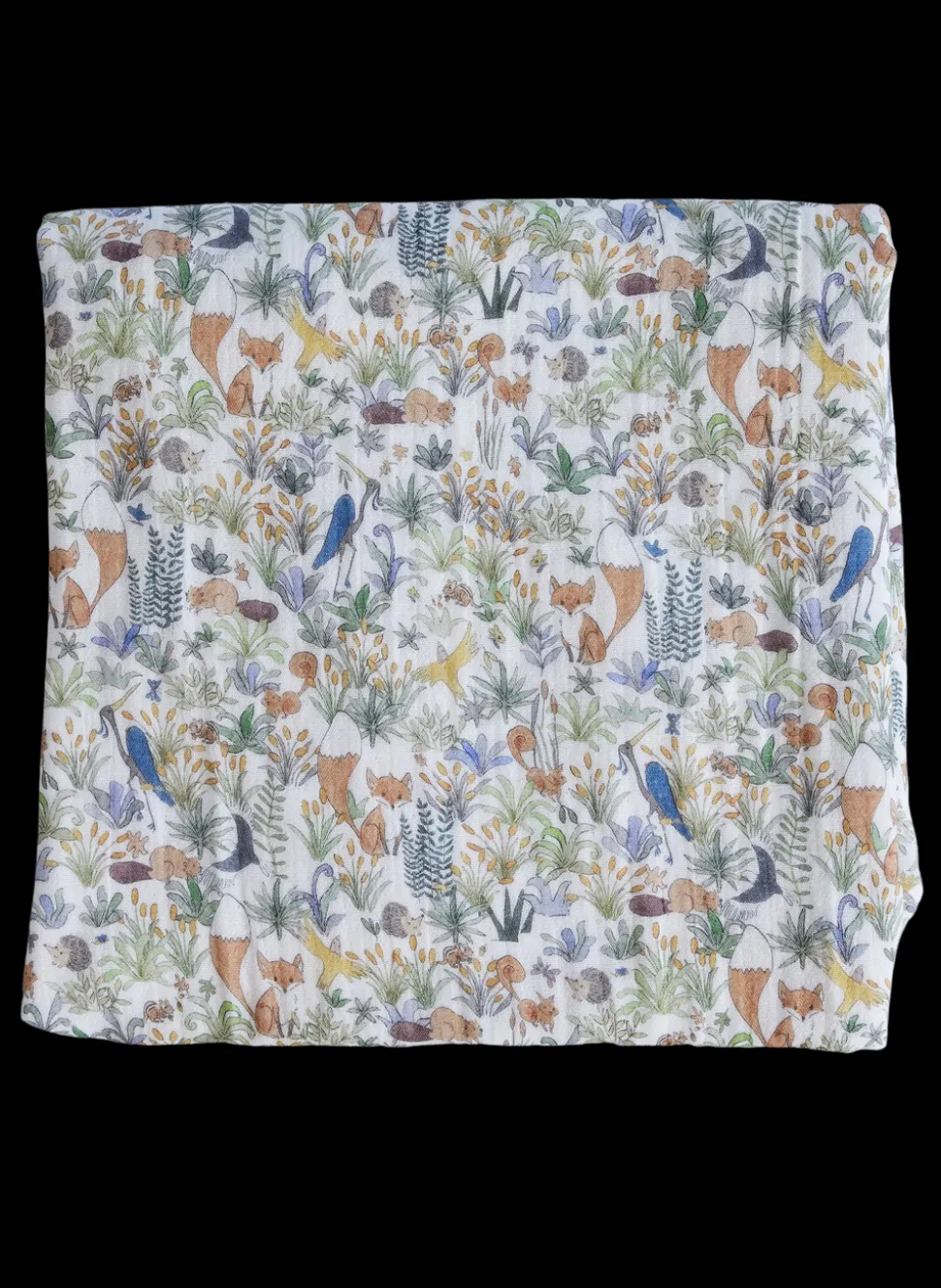 Foxy Forest Shawl Blanket