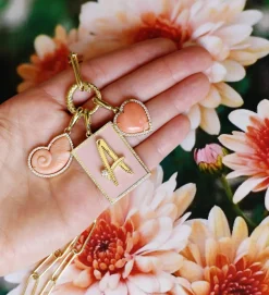 Framed Initial Charm