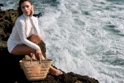 Francisca Straw Tote in Natural