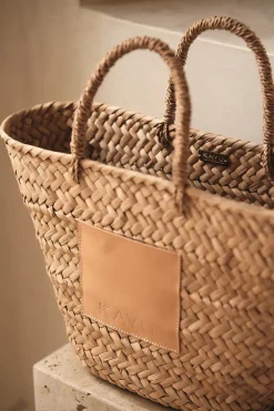 Francisca Straw Tote in Natural