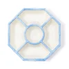 French Blue Bamboo Touch Chip and Dip