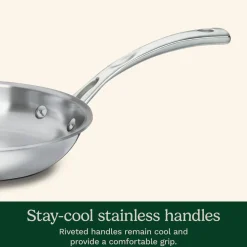 French Classic Tri-Ply Stainless Cookware 10-Piece Set in Stainless Steel