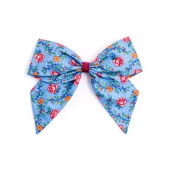 French Cordelle Bow in Blue