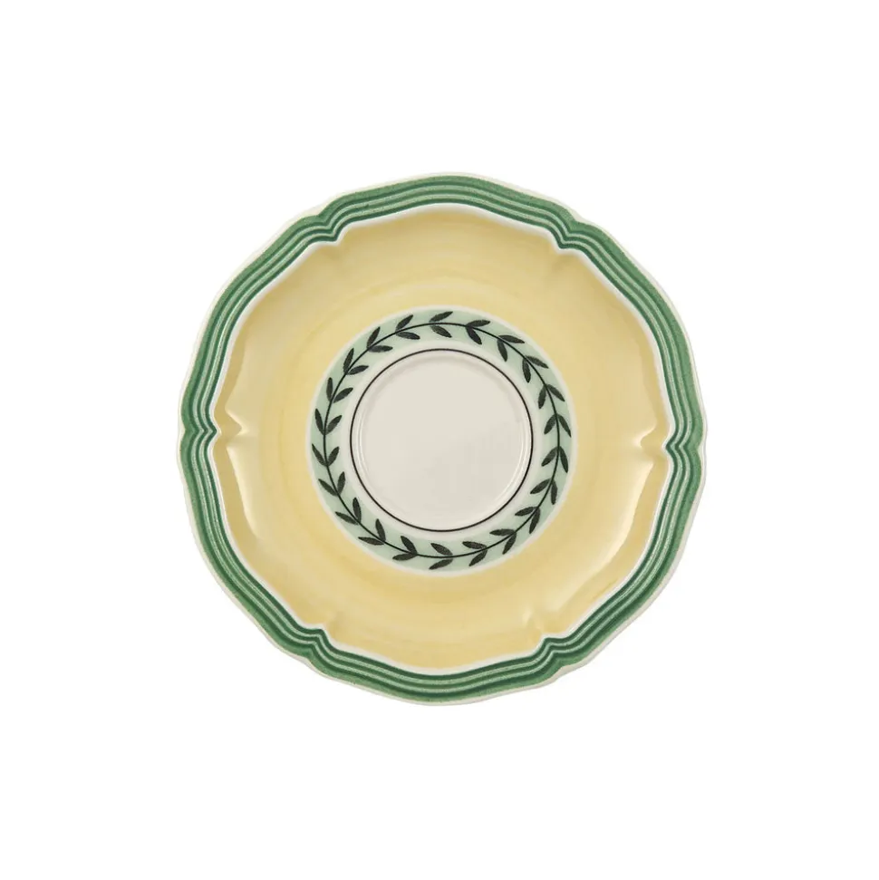 French Garden Fleurence Espresso Saucer in Multi