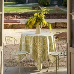 French Tablecloth Avignon Pistache