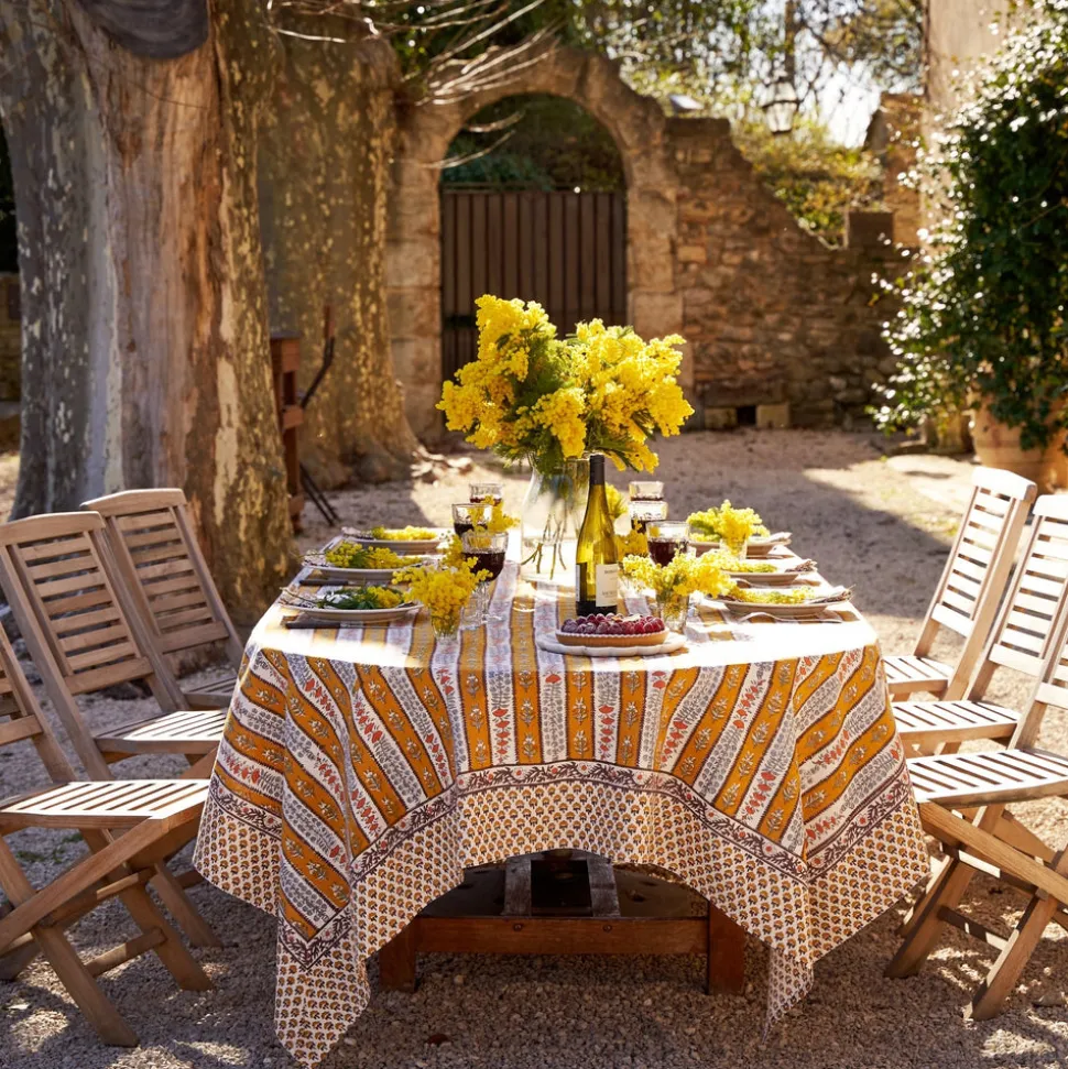 French Tablecloth Avignon Dijon & Blue